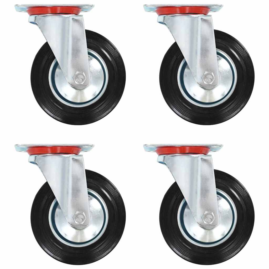 vidaXL Otočné kolieska 4 ks 160 mm
