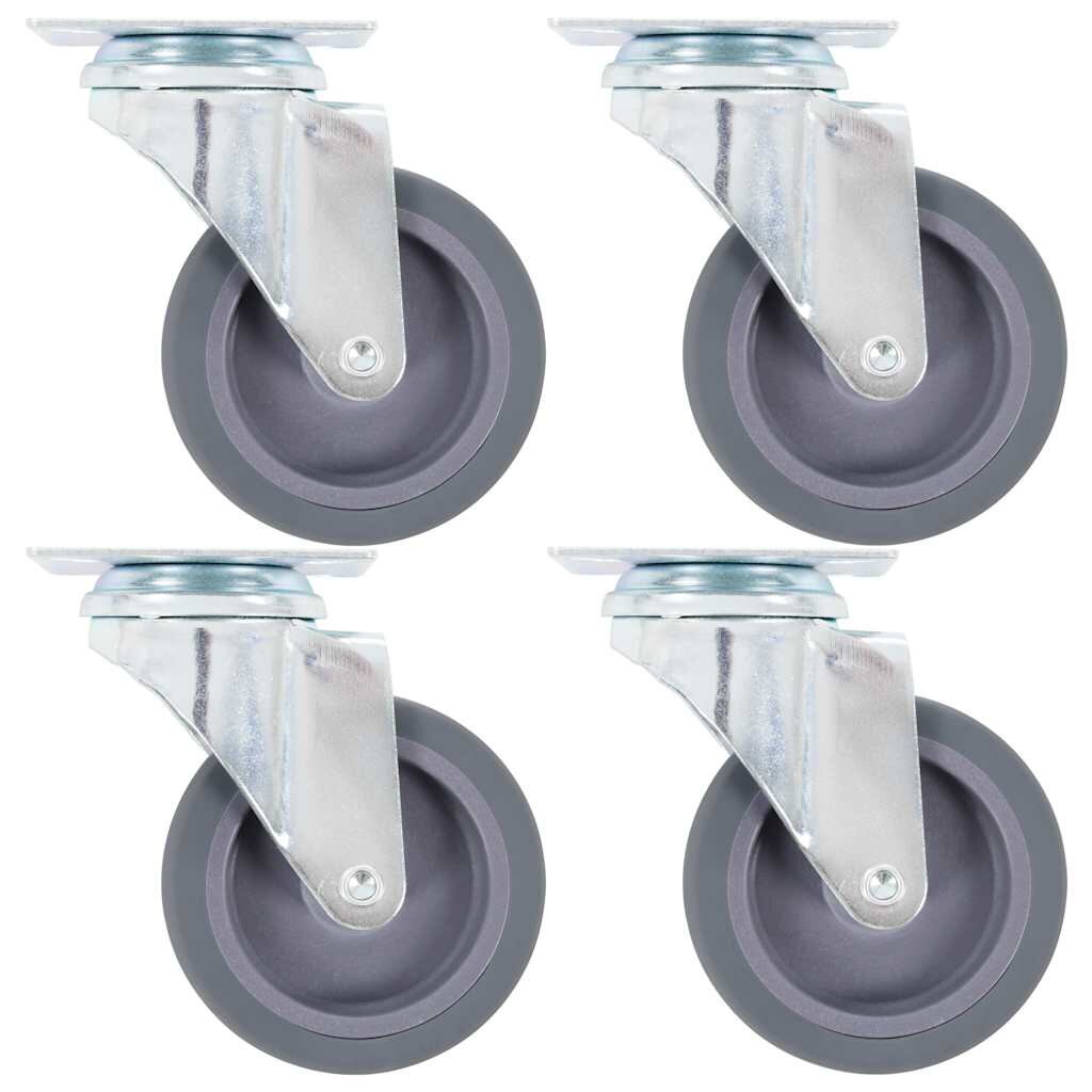 vidaXL Otočné kolieska 4 ks 75 mm
