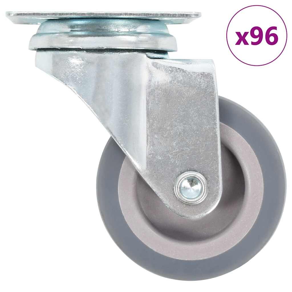 vidaXL Otočné kolieska 96 ks 50 mm