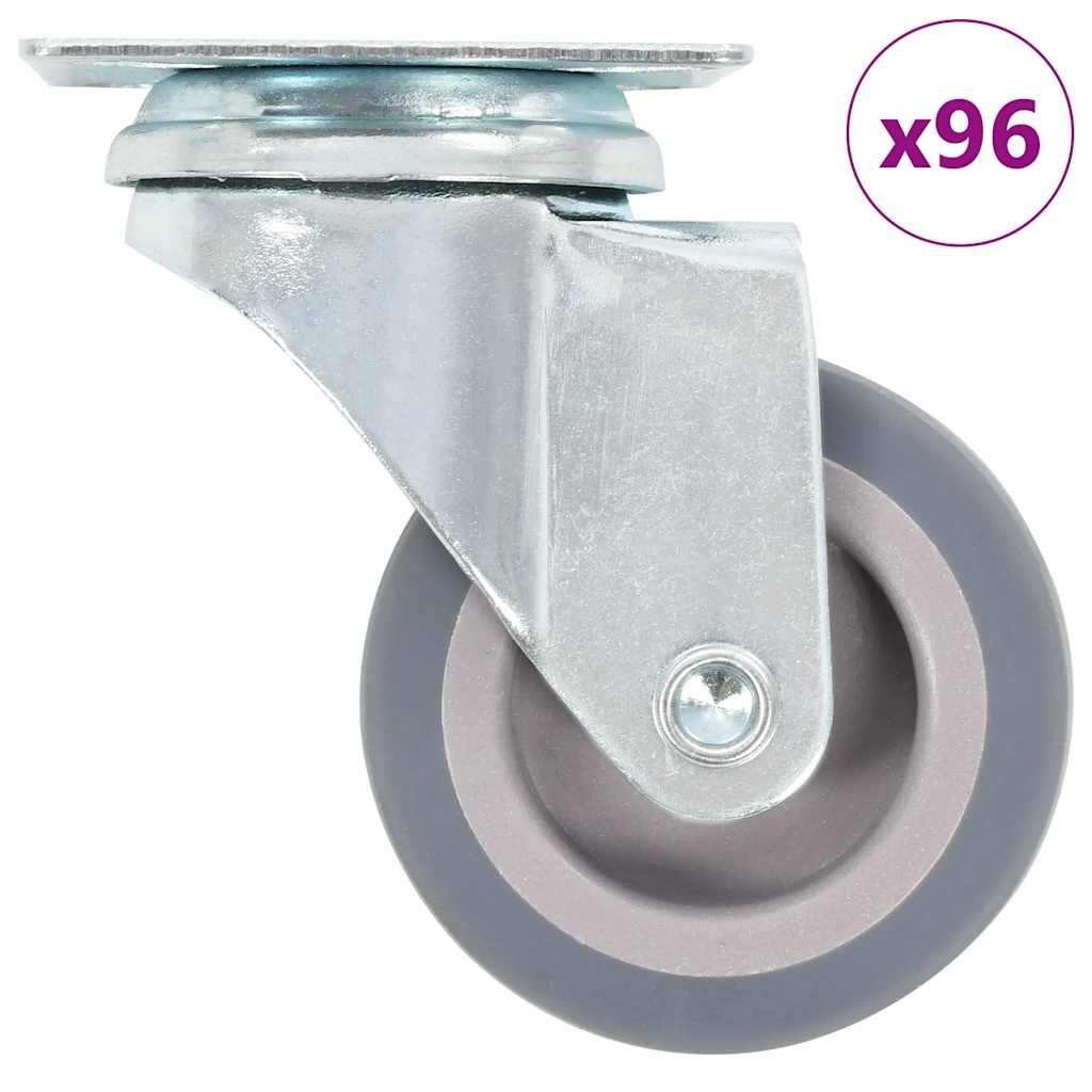 vidaXL Otočné kolieska 96 ks 50 mm