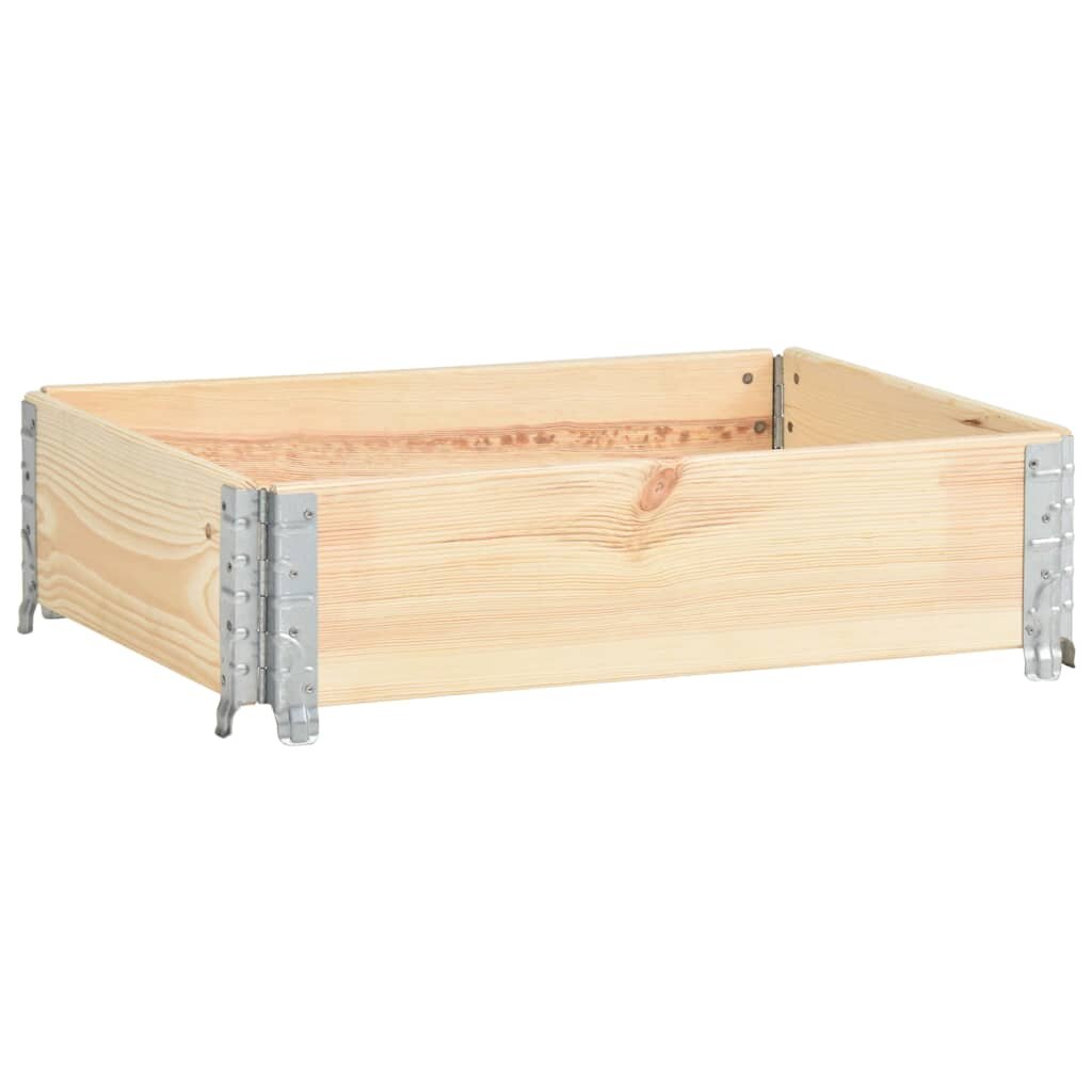 vidaXL Paletový nástavec 60x80 cm borovicový masív