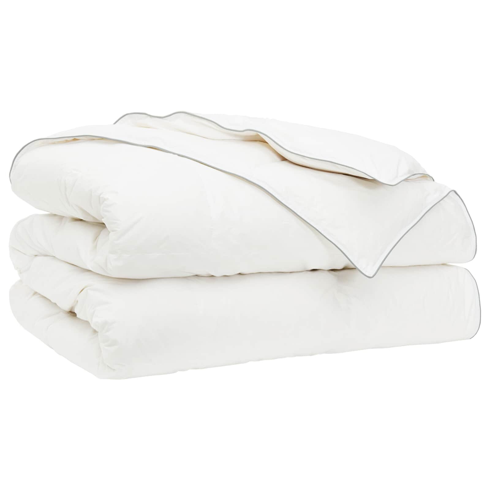 vidaXL Paplón FULDA 240 x 260 cm 4 ročné obdobia 310 GSM Biela