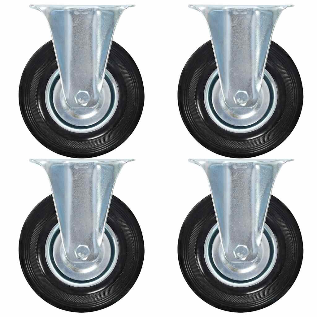 vidaXL Pevné kolieska 4 ks 125 mm
