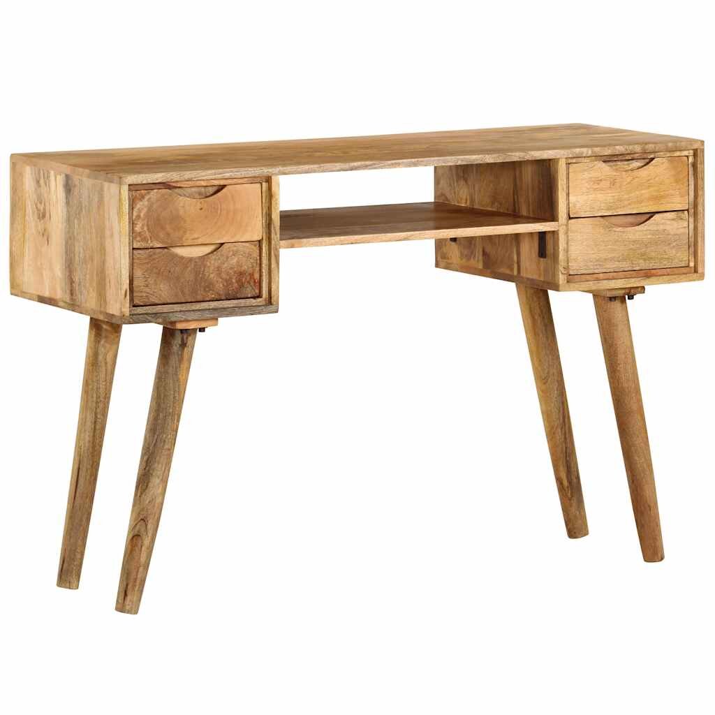 vidaXL Písací stôl z masívneho mangovníkového dreva 115x47x76 cm
