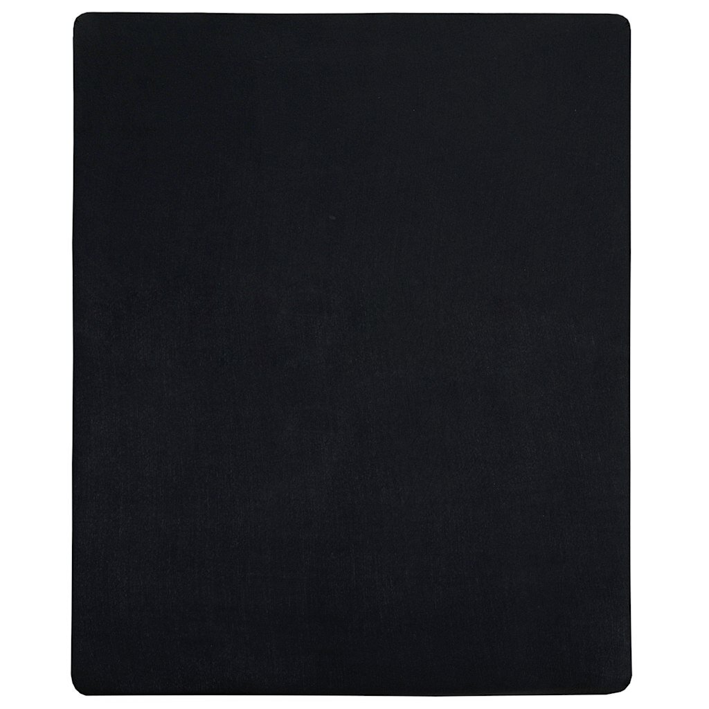 vidaXL Plachty Jersey 2 ks čierna 90x200 cm bavlna