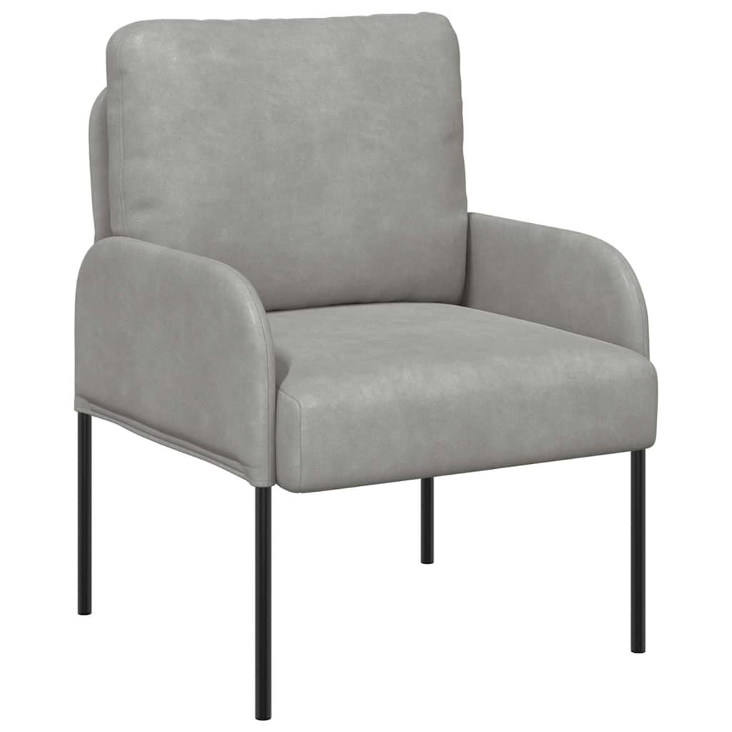 vidaXL Pohovky s vankúšom 55cm Svetlosivá Preglejka