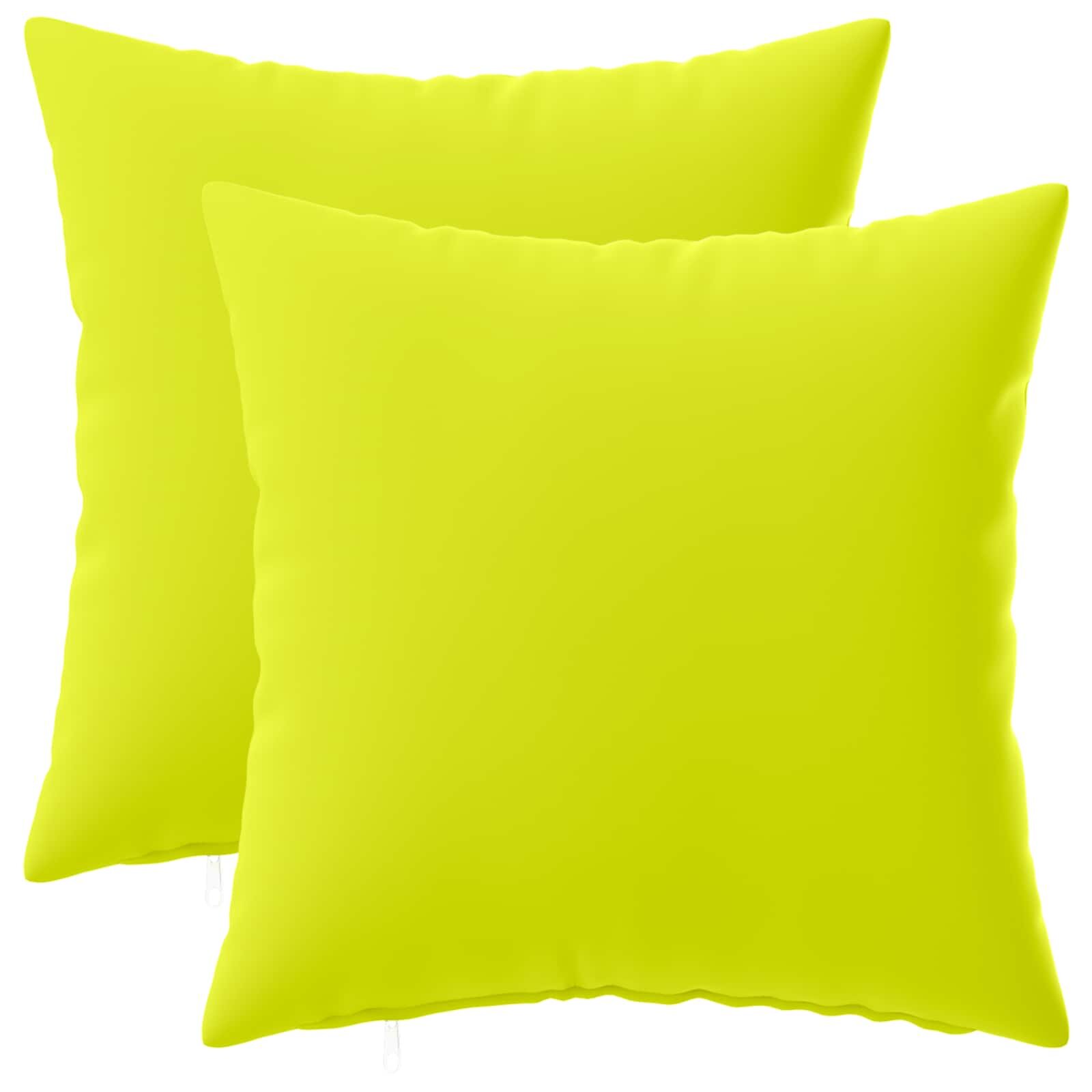vidaXL Poťah na podložku 2 pcs HEERLEN Žiarivá zelená 45 x 45 cm
