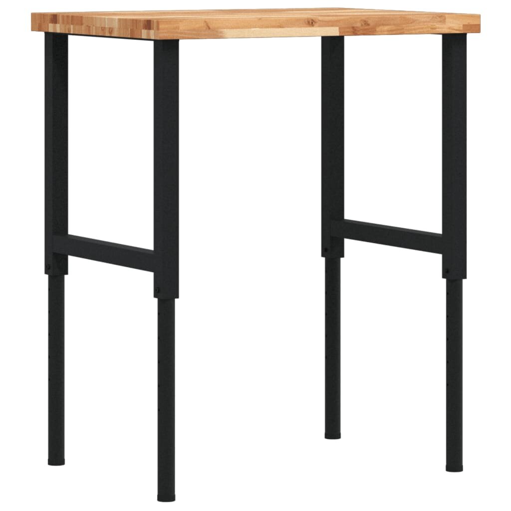 vidaXL Pracovný stôl 80x60x(73-995) cm masívna akácia obdĺžnik
