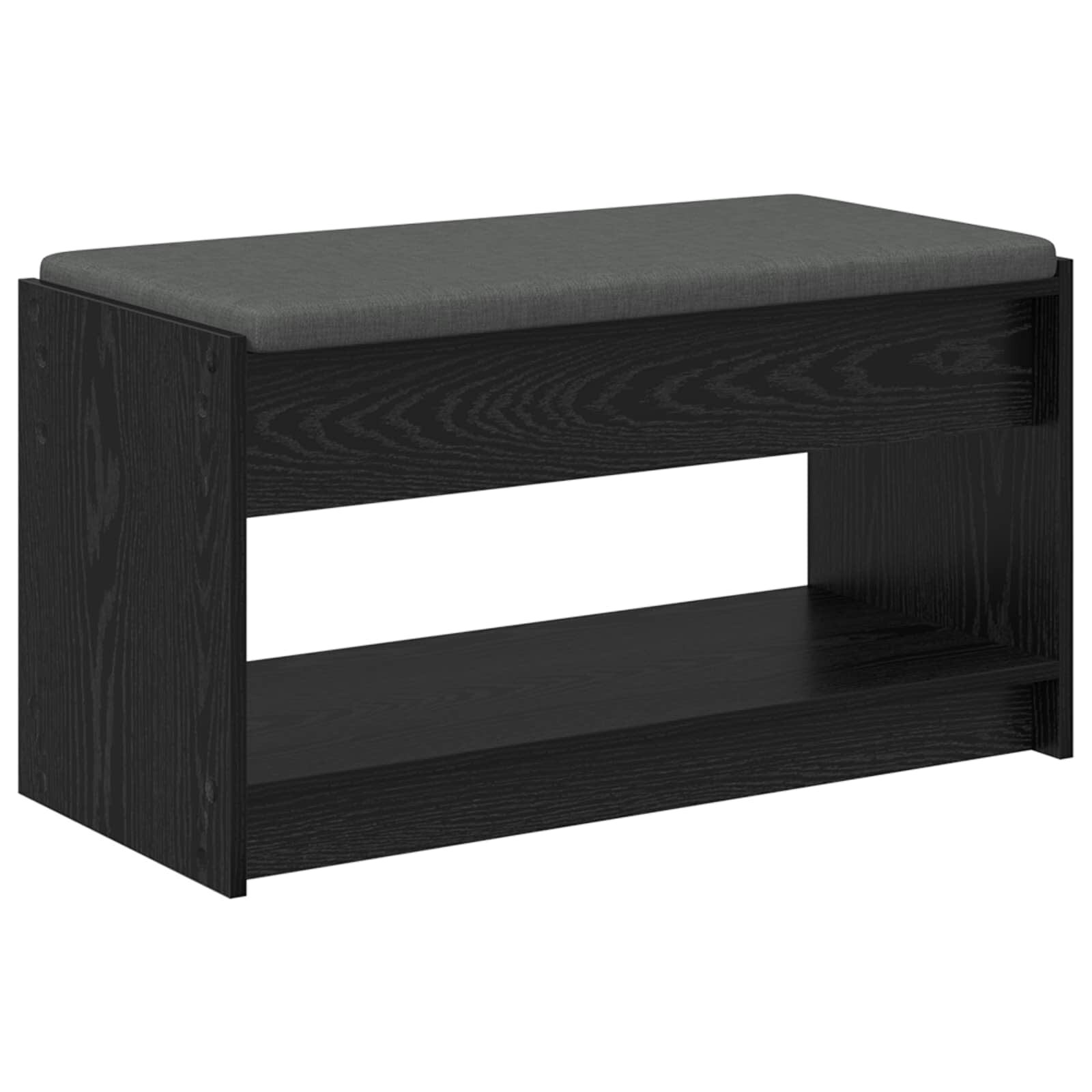 vidaXL Predsieňová lavica Čierny Dub 83 x 38 x 45 cm