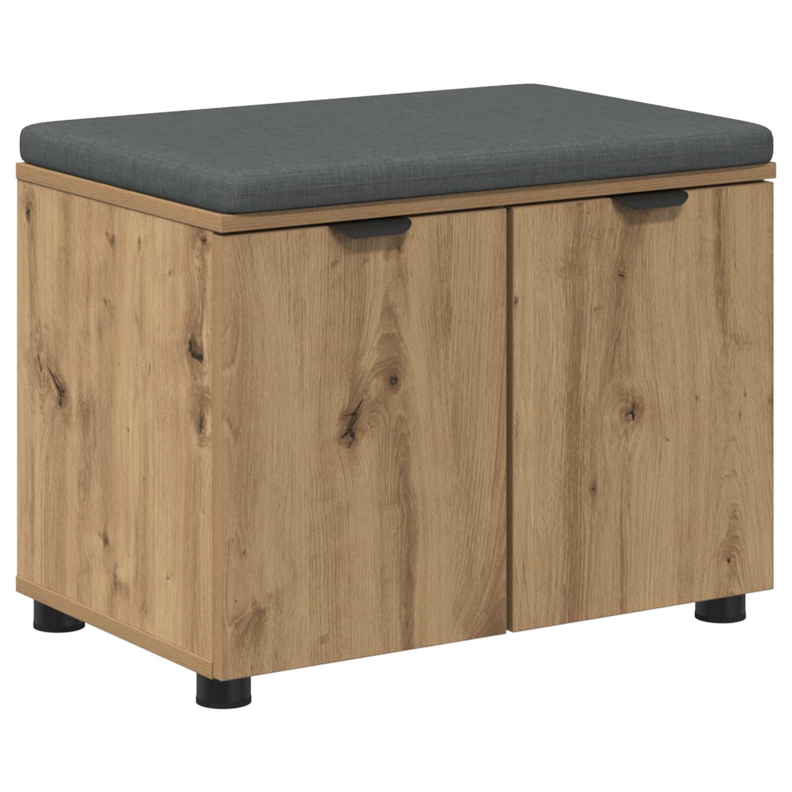 vidaXL Predsieňová lavica Remeselný Dub 60 x 38 x 46 cm
