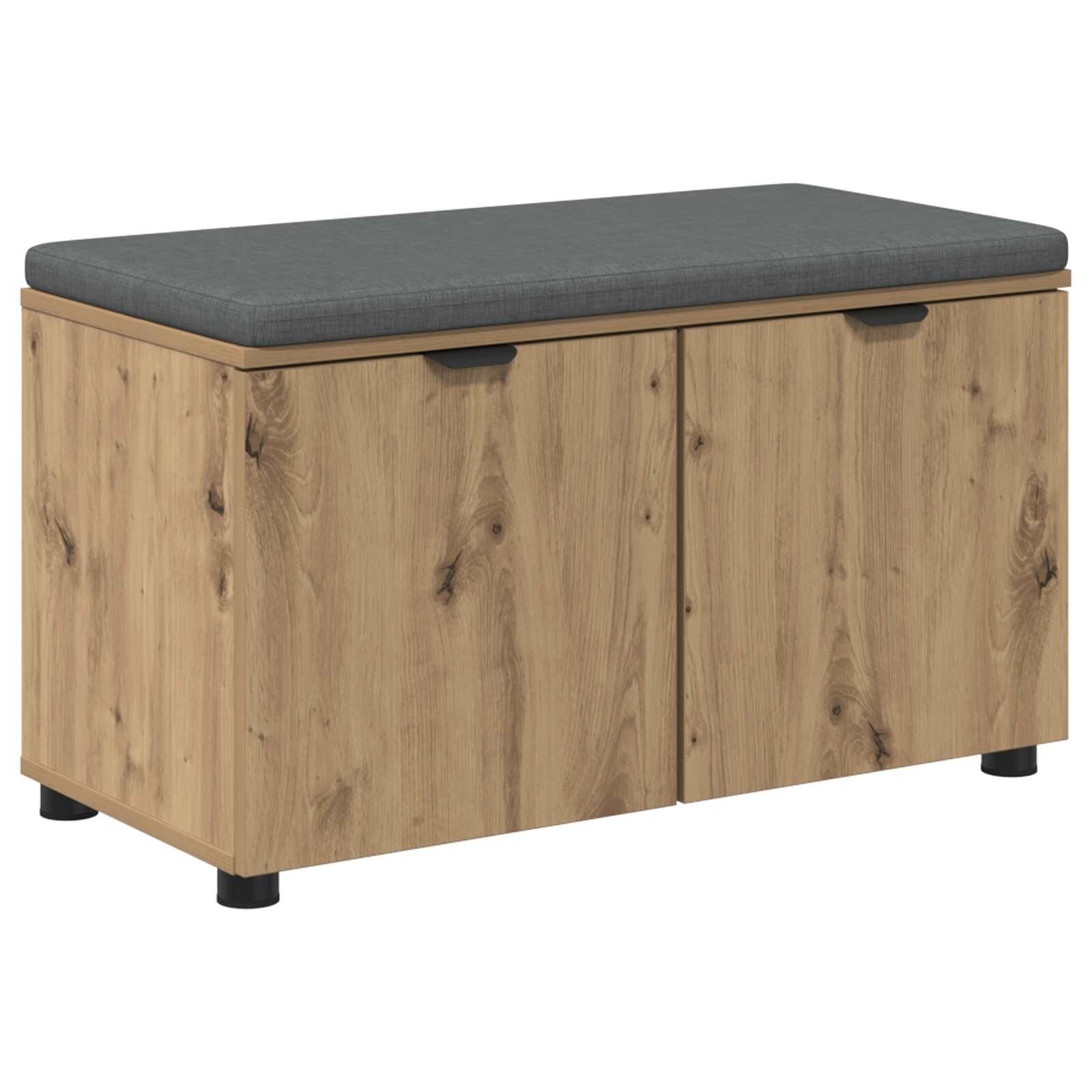 vidaXL Predsieňová lavica Remeselný Dub 80 x 38 x 46 cm