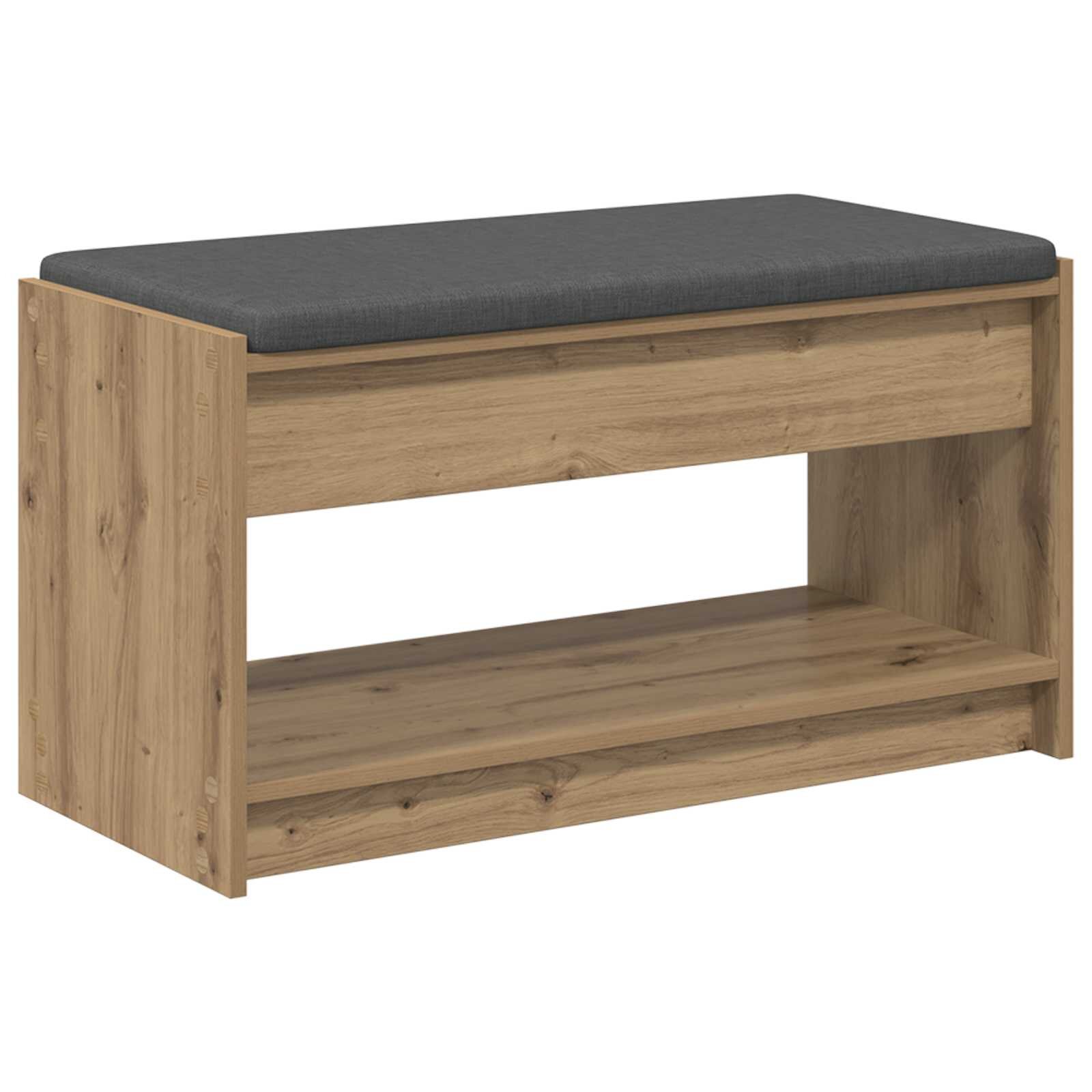 vidaXL Predsieňová lavica Remeselný Dub 83 x 38 x 45 cm