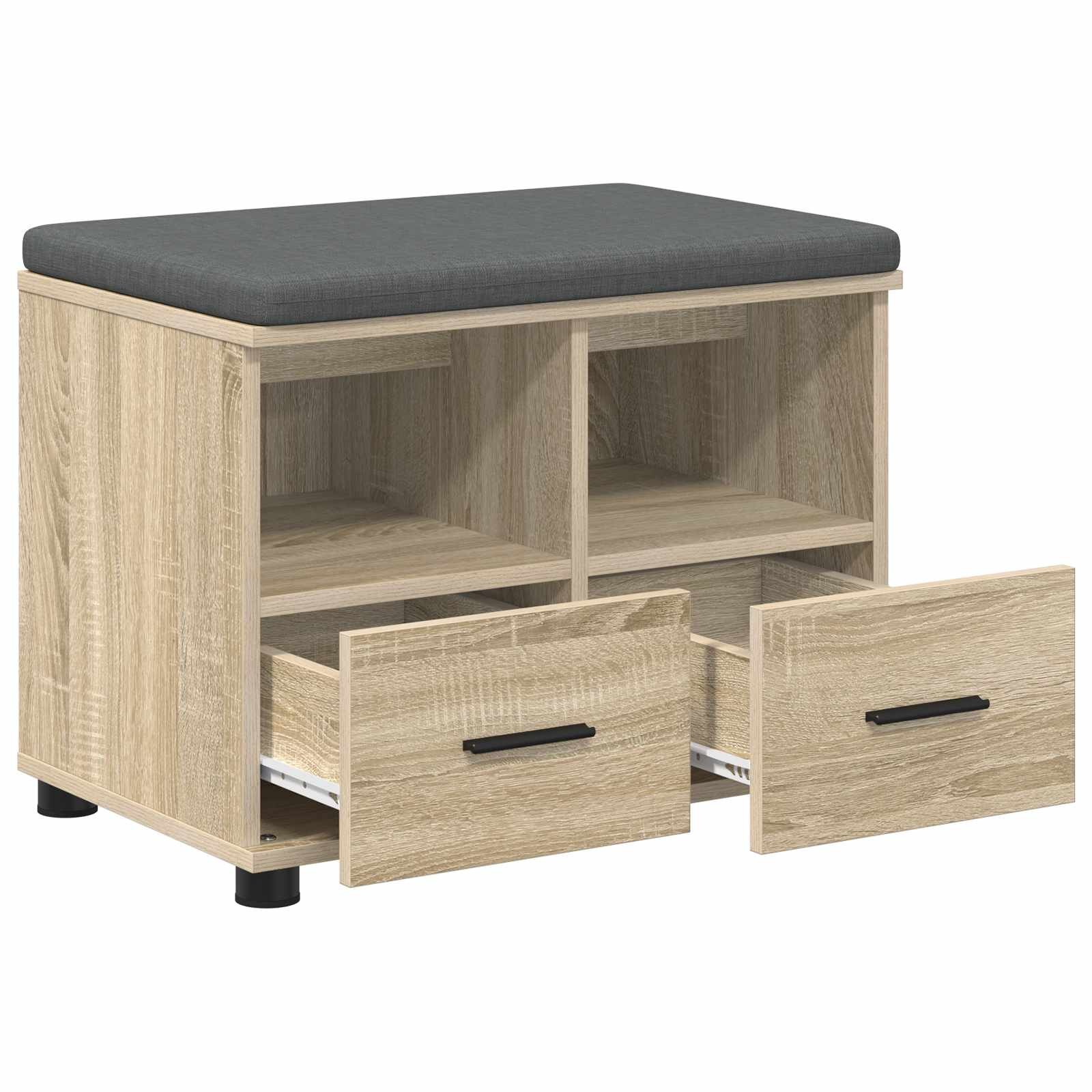 vidaXL Predsieňová lavica Sonoma dub 60 x 38 x 46 cm