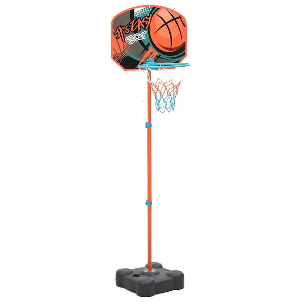 vidaXL Prenosná basketbalová hracia sada nastaviteľná 109-141 cm
