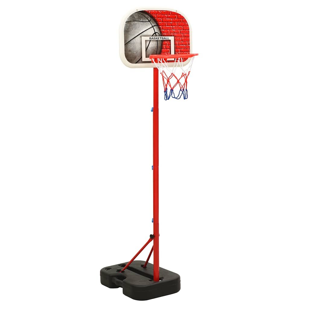 vidaXL Prenosná nastaviteľná basketbalová súprava 1385-166 cm