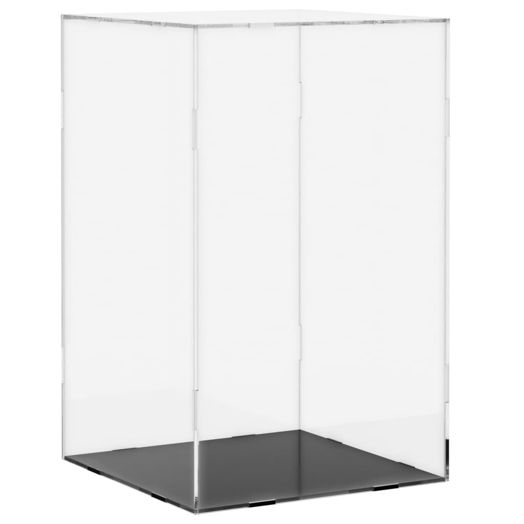vidaXL Priehľadná reklamná krabica 14x14x22 cm akrylová