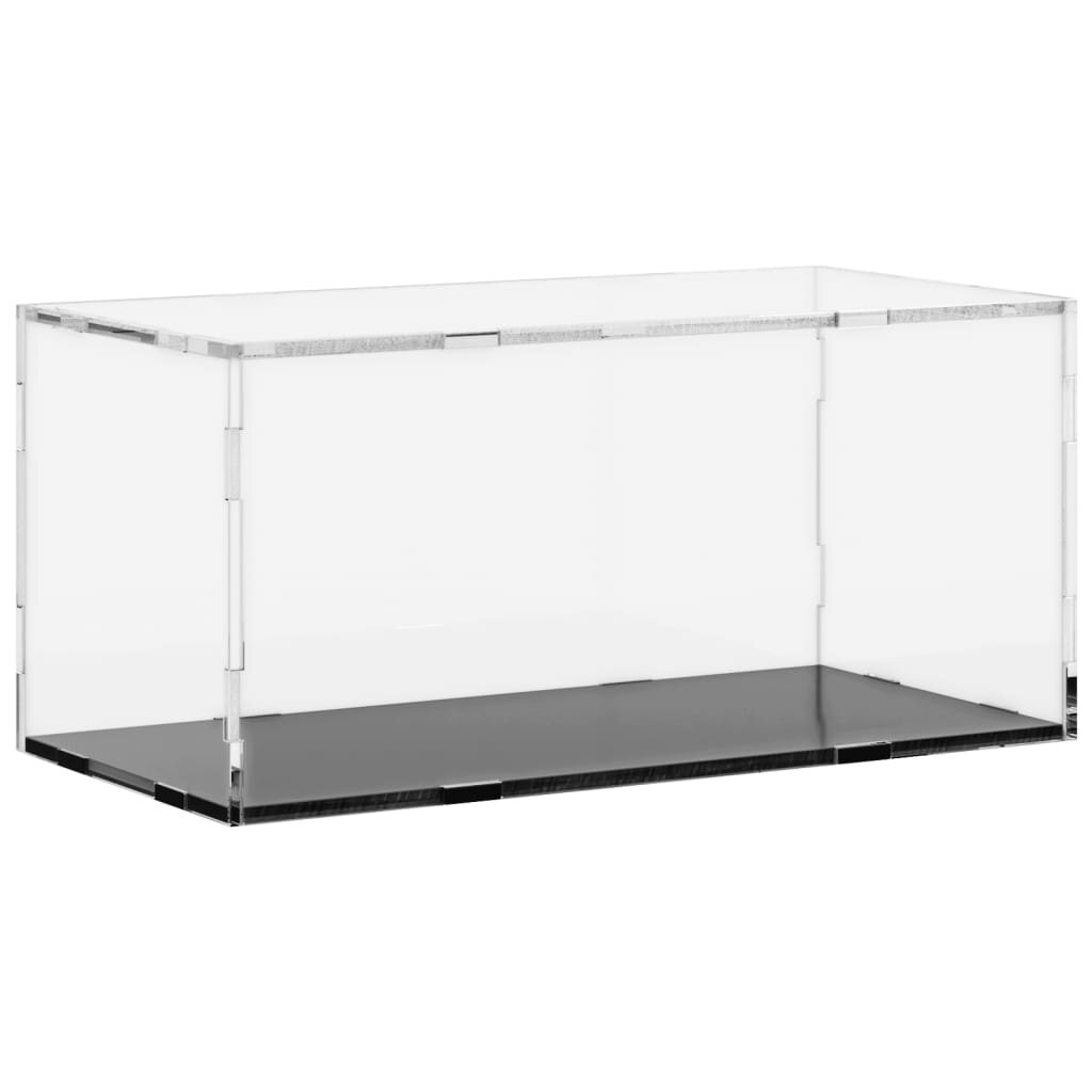 vidaXL Priehľadná reklamná krabica 30x15x14 cm akrylová