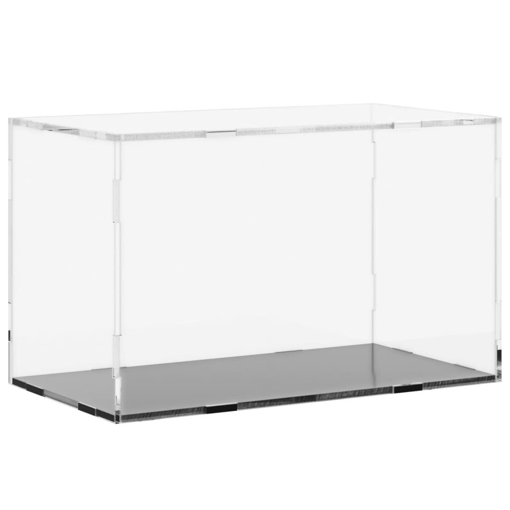 vidaXL Priehľadná reklamná krabica 31x17x19 cm akrylová