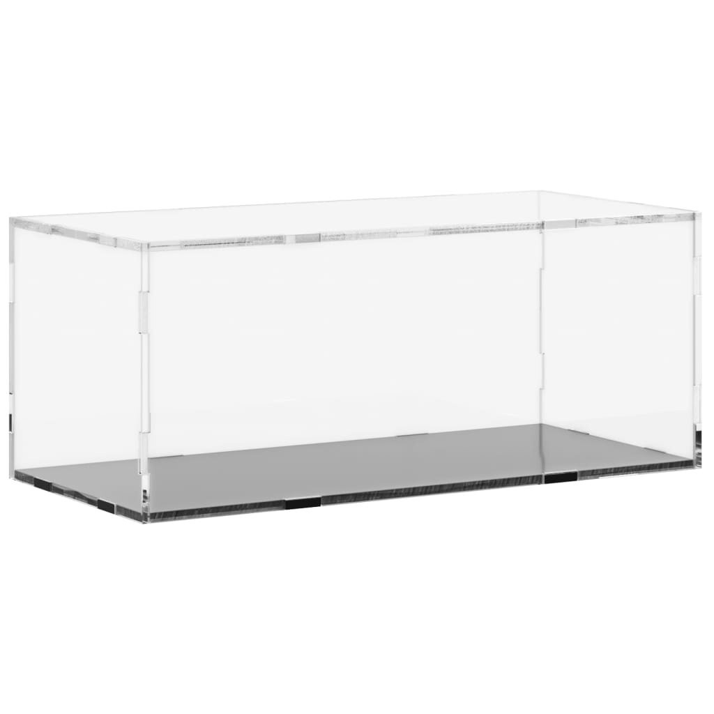 vidaXL Priehľadná reklamná krabica 34x16x14 cm akrylová