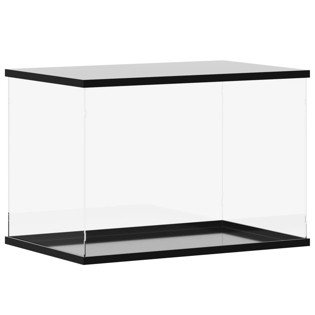 vidaXL Priehľadná reklamná krabica 56x36x37 cm akrylová
