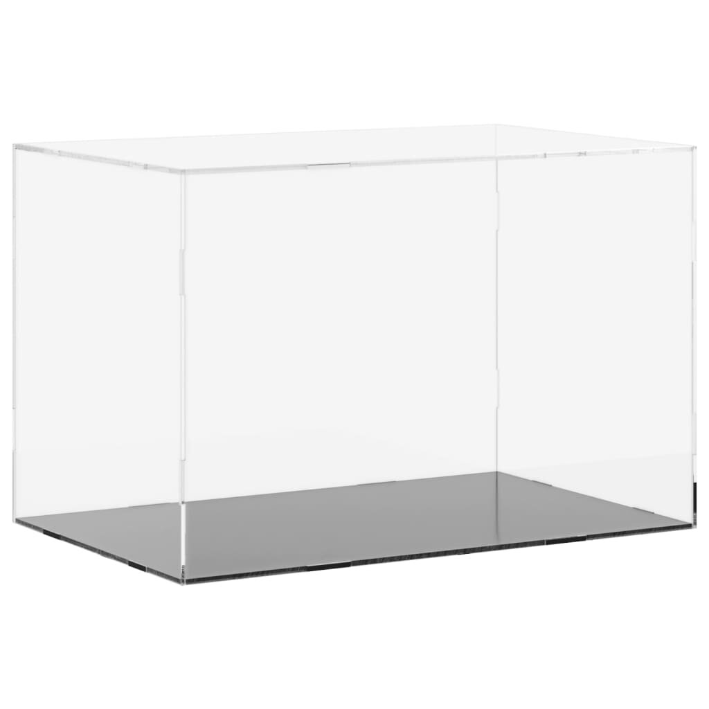 vidaXL Priehľadná reklamná krabica 56x36x37 cm akrylová