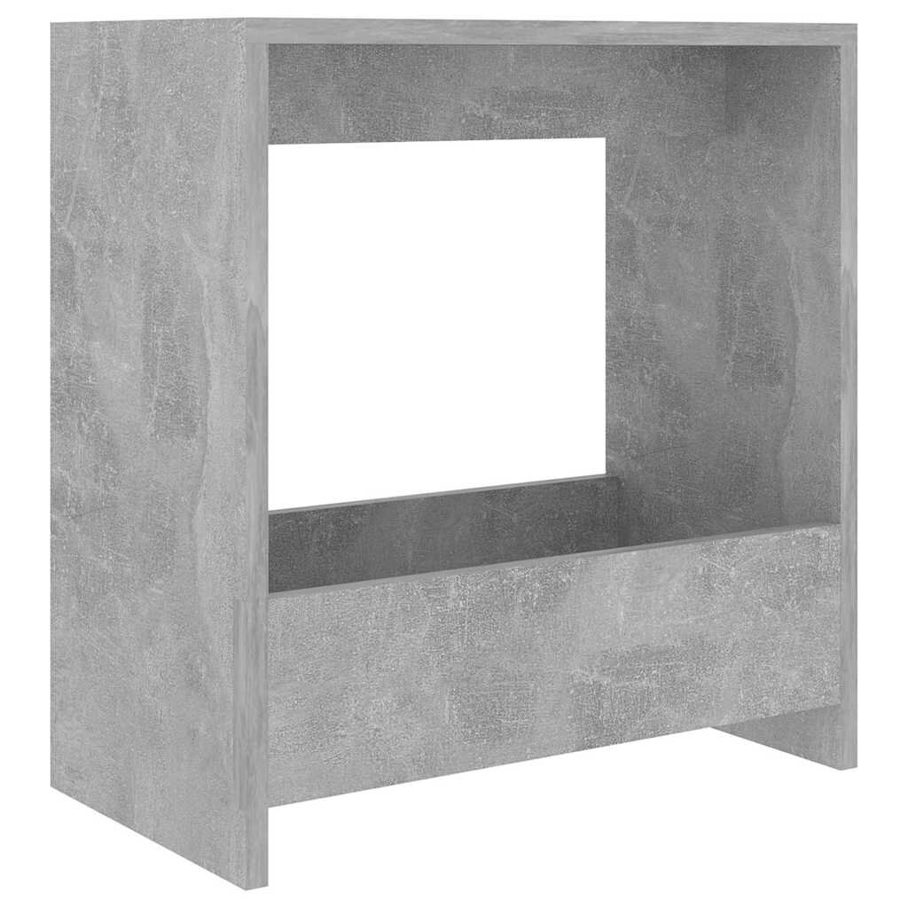 vidaXL Príručný stolík betónovo sivý 50x26x50 cm kompozitné drevo