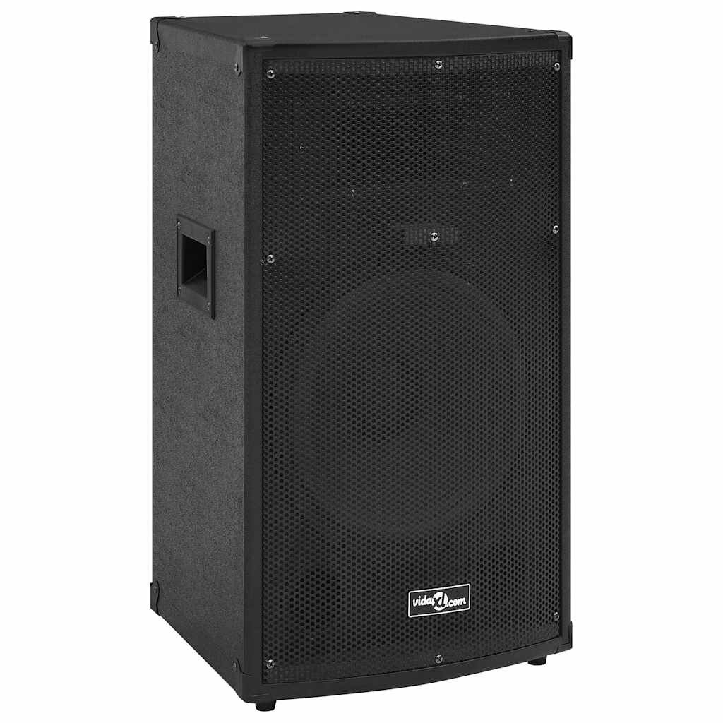 vidaXL Profesionálny pasívny hifi reproduktor 150 W čierny 37x37x64cm