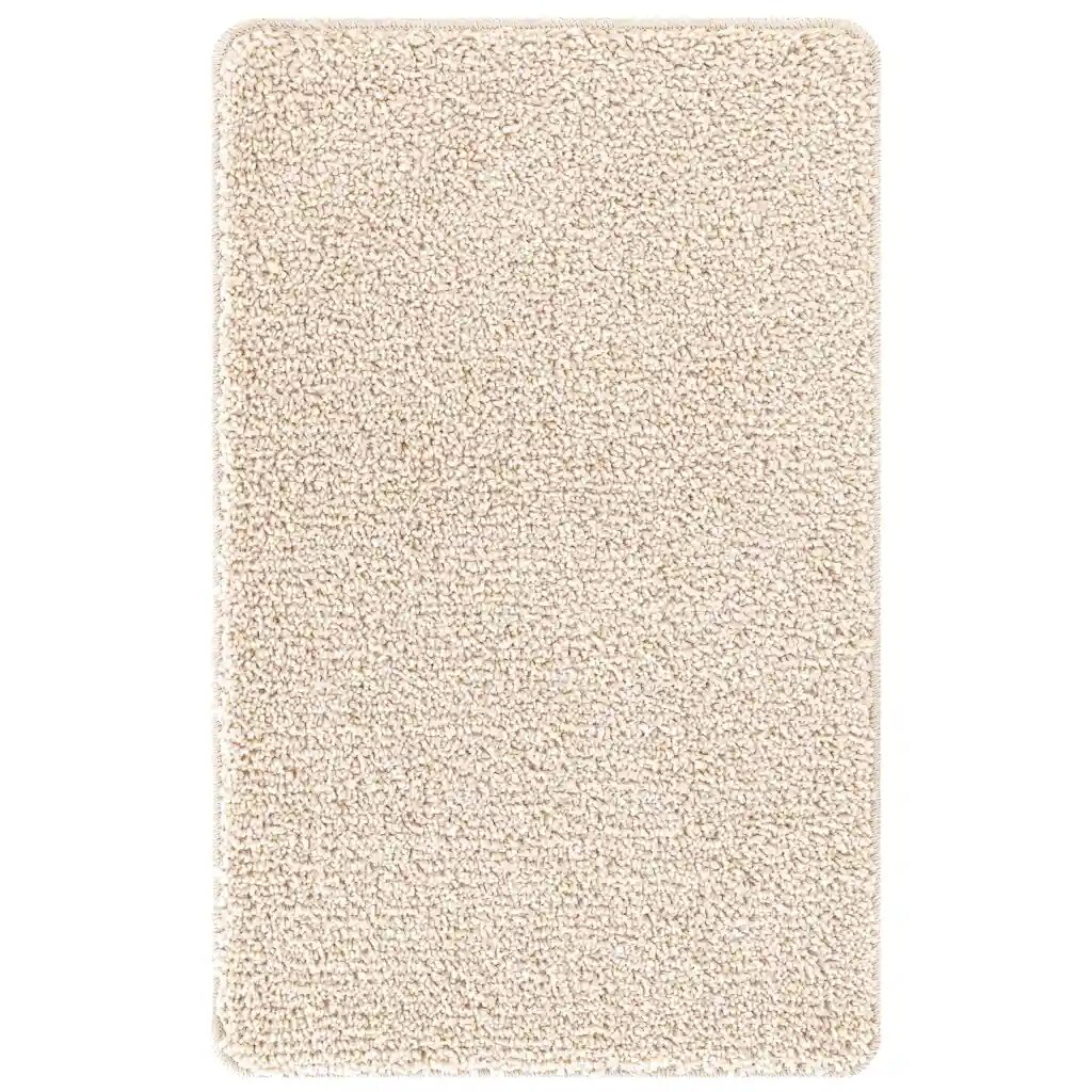 vidaXL Protišmyková kúpeľňová podložka Krémová 50 x 80 cm PP