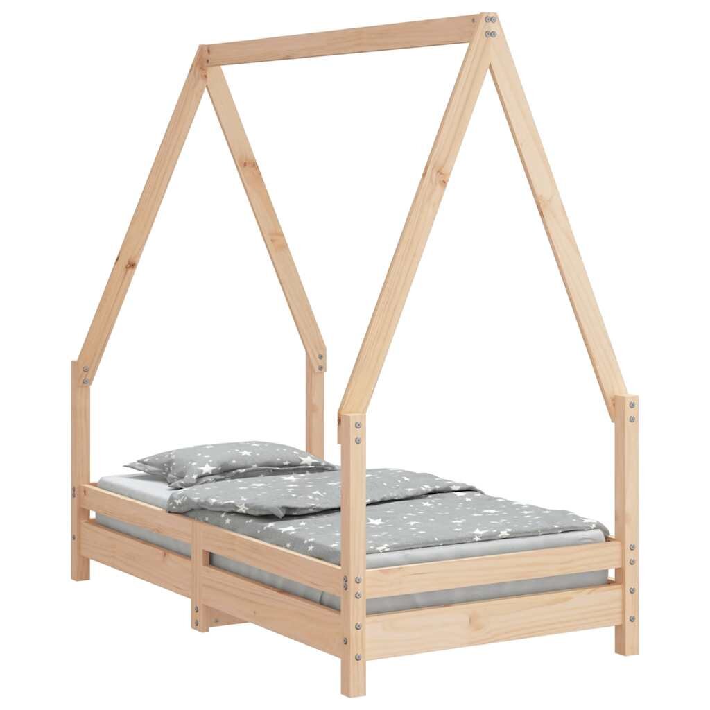 vidaXL Rám detskej postele 70x140 cm masívna borovica
