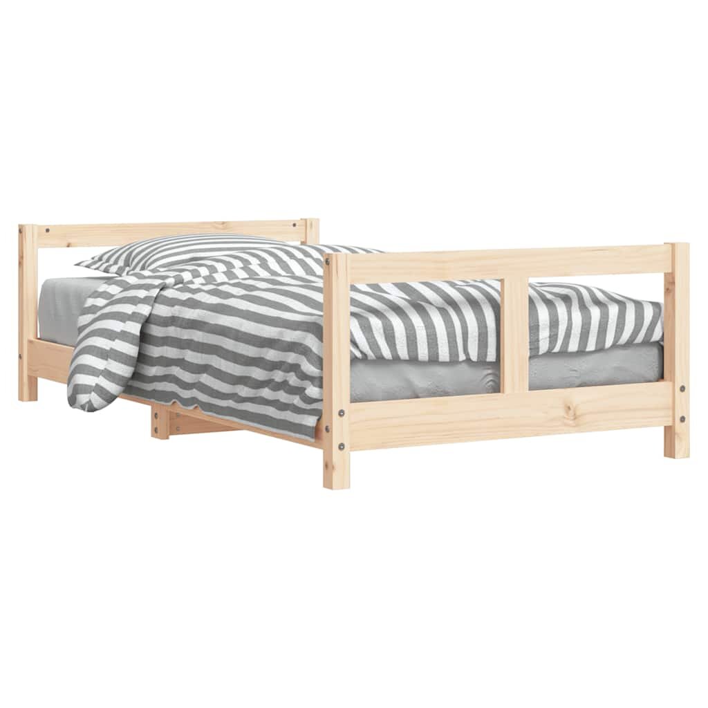 vidaXL Rám detskej postele 80x160 cm masívna borovica