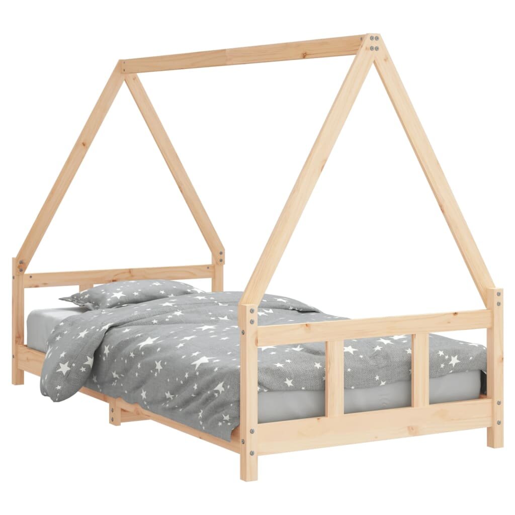 vidaXL Rám detskej postele 90x190 cm masívna borovica