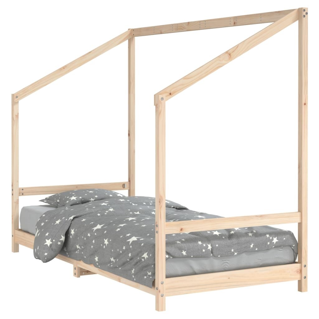 vidaXL Rám detskej postele 90x200 cm masívna borovica