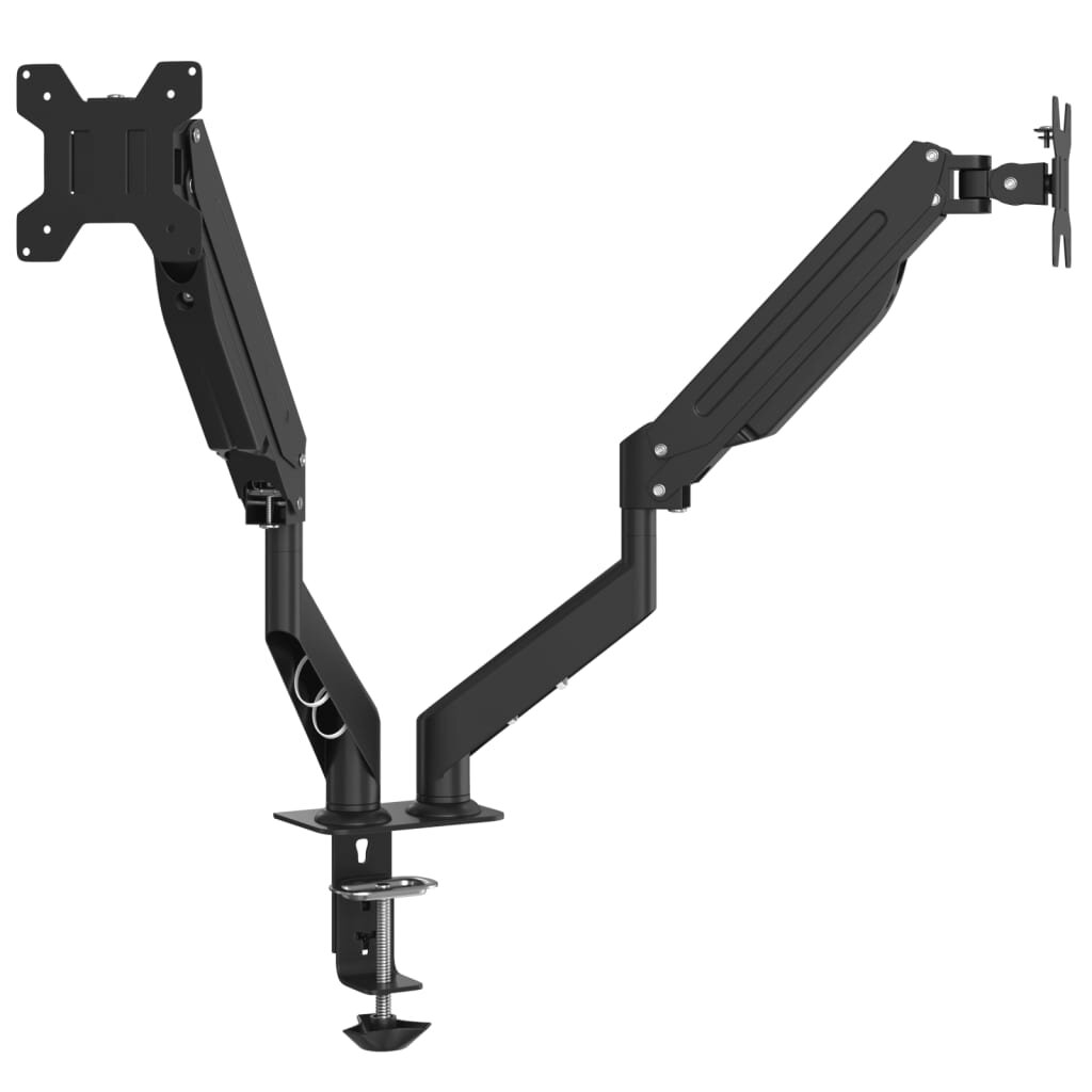vidaXL Rameno na dva monitory pre max 27 palcov pružinu obrazovky 20kg
