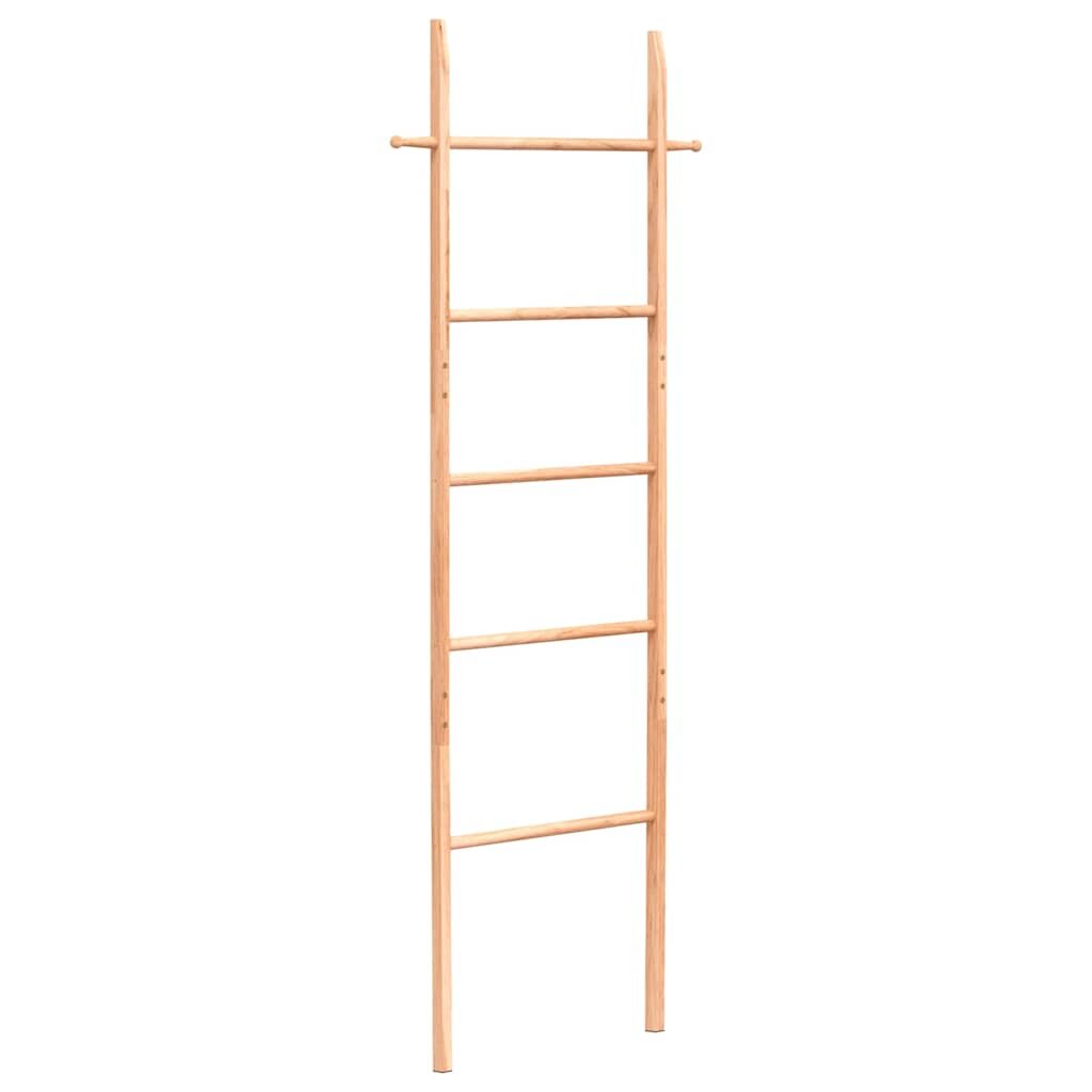 vidaXL Rebrík na uteráky 170 cm orechový masív