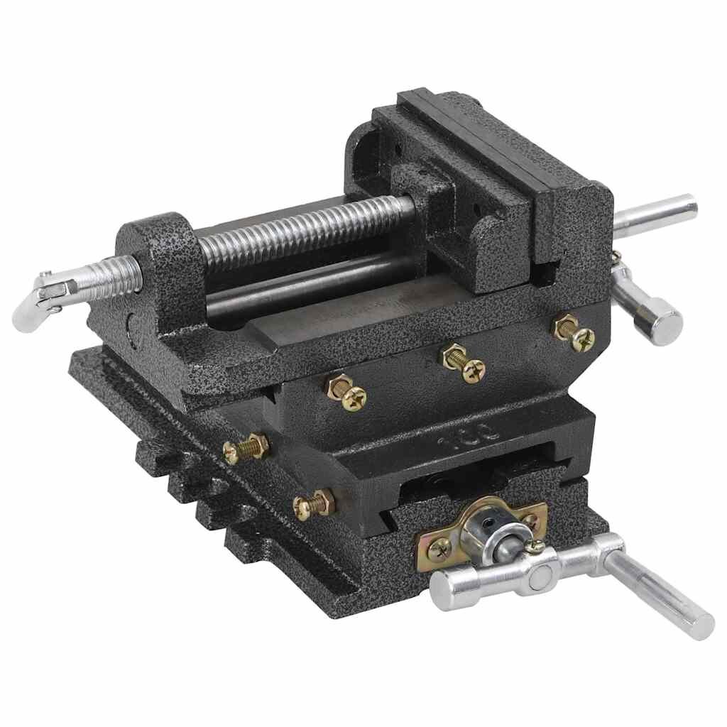 vidaXL Ručne ovládaný krížový posuvný zverák na vŕtanie 78 mm