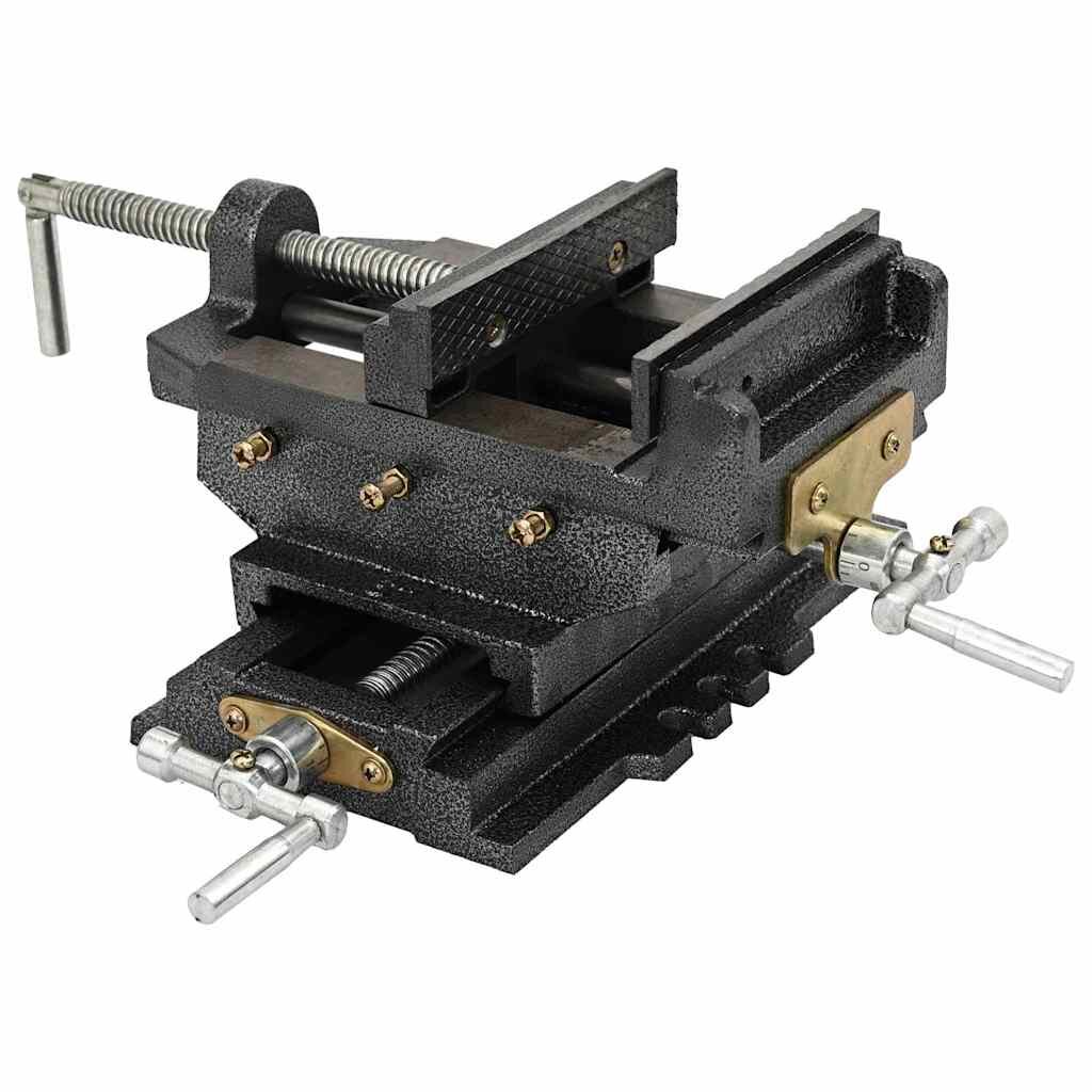 vidaXL Ručne ovládaný posuvný zverák na vŕtanie 150 mm