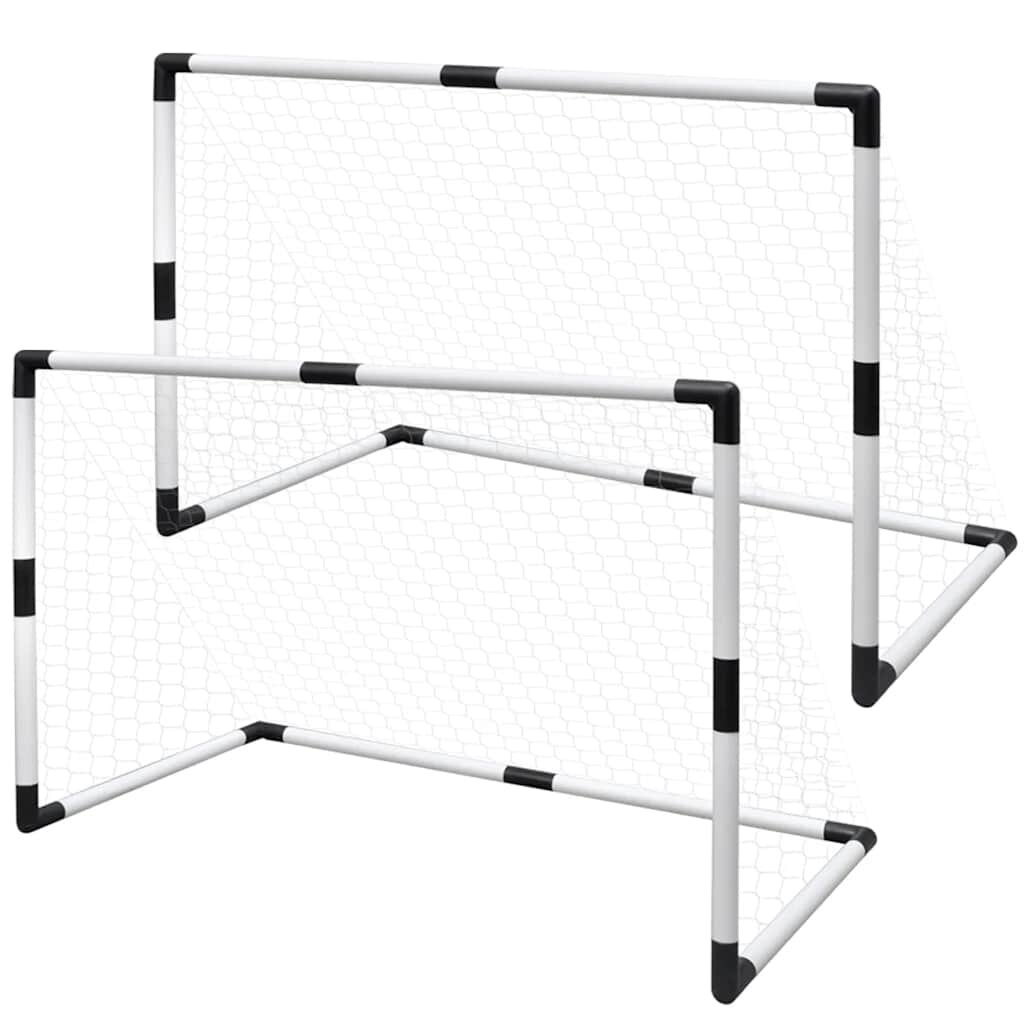 vidaXL Sada bránok na minifutbal 2 ks pre deti 915x48x61 cm