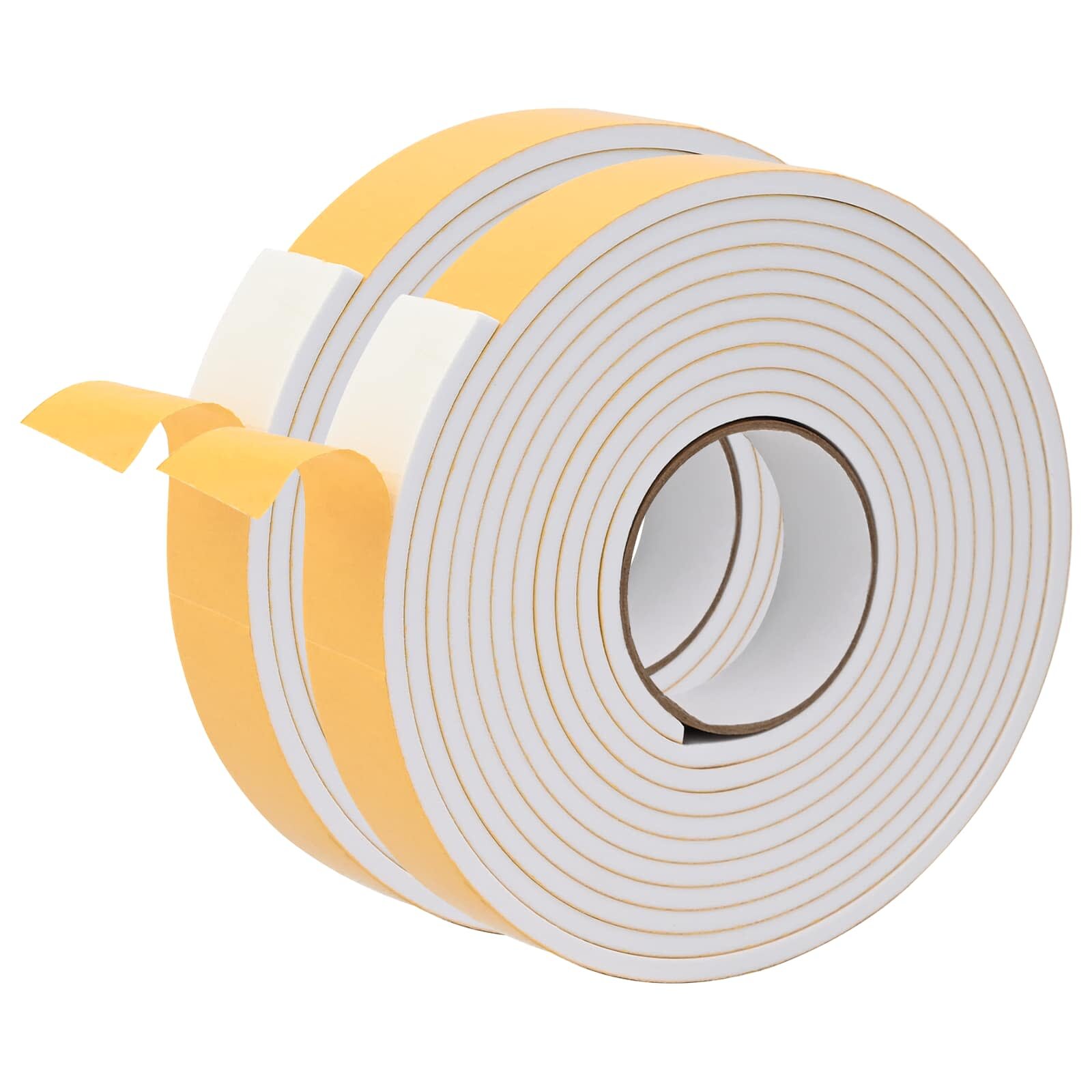 vidaXL Samolepiaca penová páska 2 ks Biela 30mm x 5m CR Pena