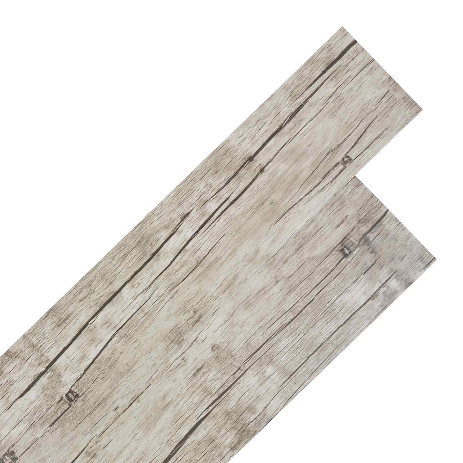 vidaXL Samolepiace PVC podlahové dosky Washed Oak 305 x 61 cm 28 ks