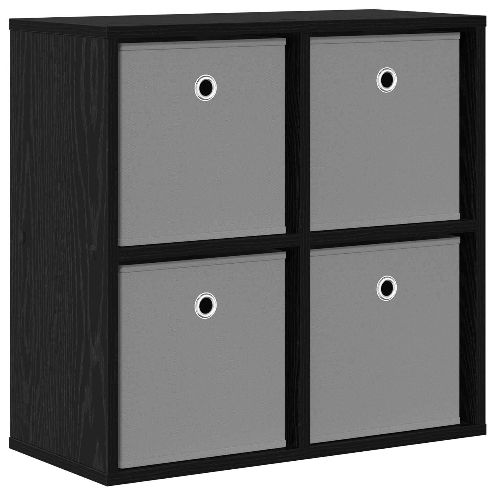 vidaXL Servírovacia skriňa Čierny dub 595 x 27 x 57 cm