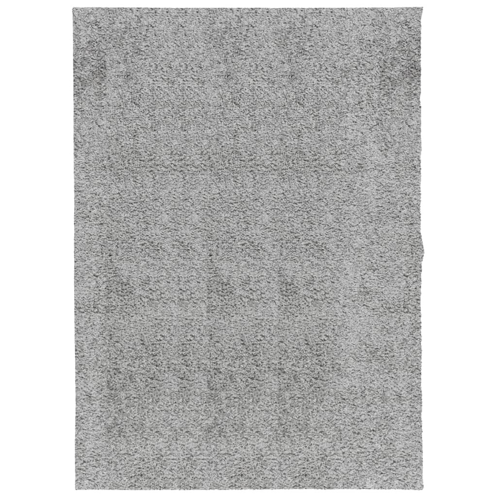 vidaXL Shaggy koberec PAMPLONA vysoký vlas moderný sivý 140x200 cm
