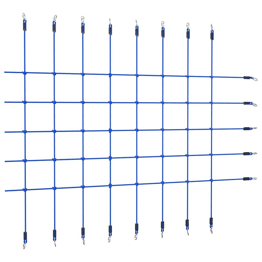 vidaXL Sieť na lezenie 200x150 cm modrá