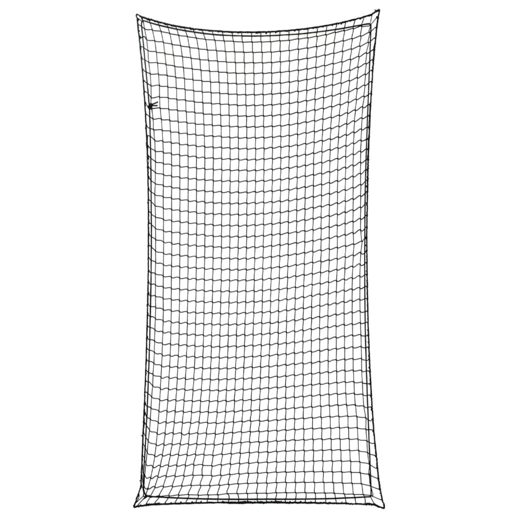 vidaXL Sieť na prívesný vozík s elastickým lanom čierna 7x35 m PP