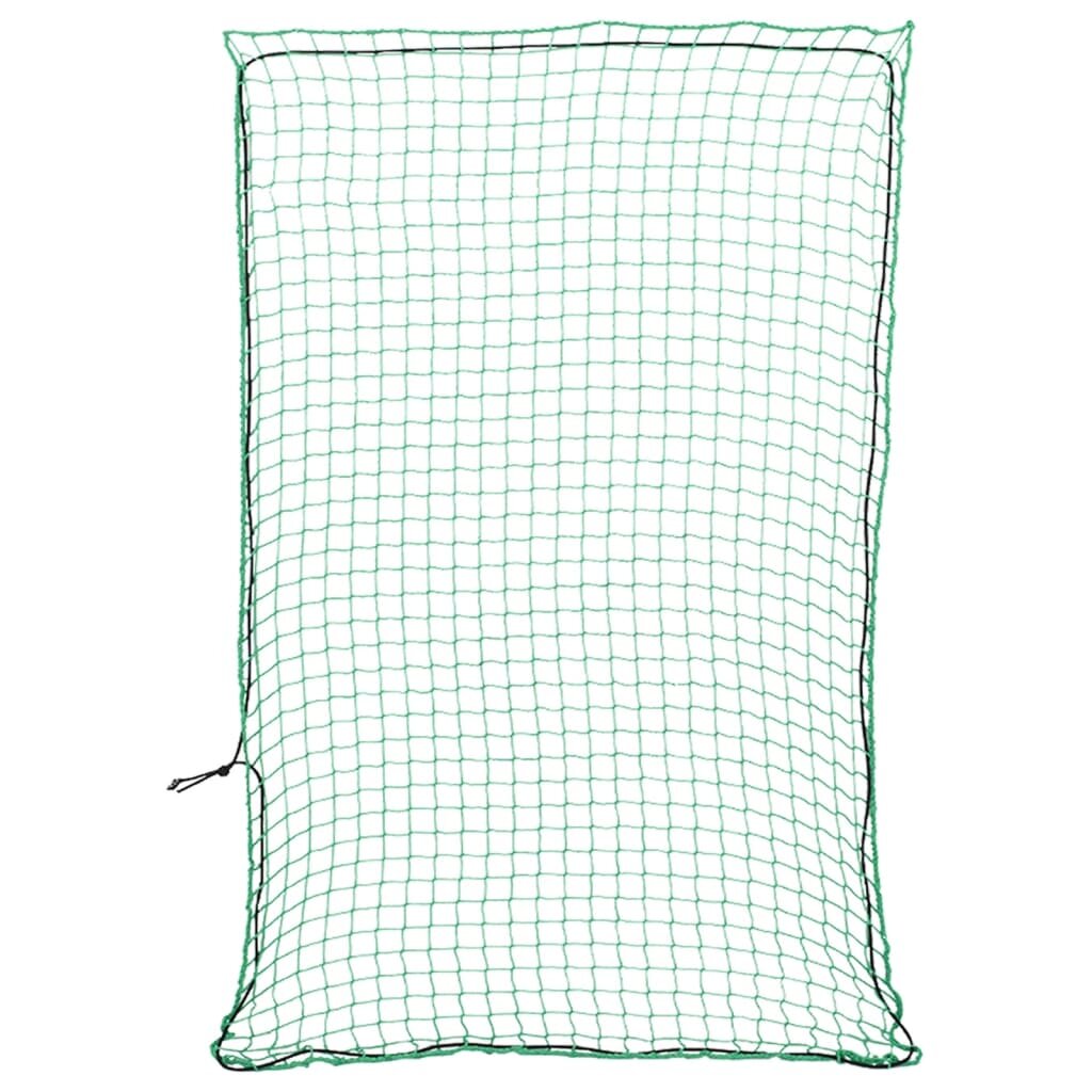 vidaXL Sieť na prívesný vozík s elastickým lanom zelená 22x15 m PP