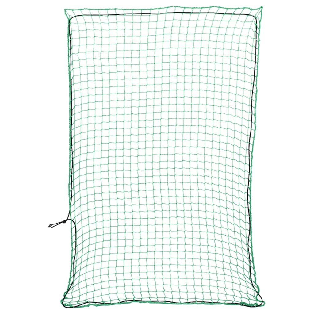 vidaXL Sieť na prívesný vozík s elastickým lanom zelená 5x35 m PP