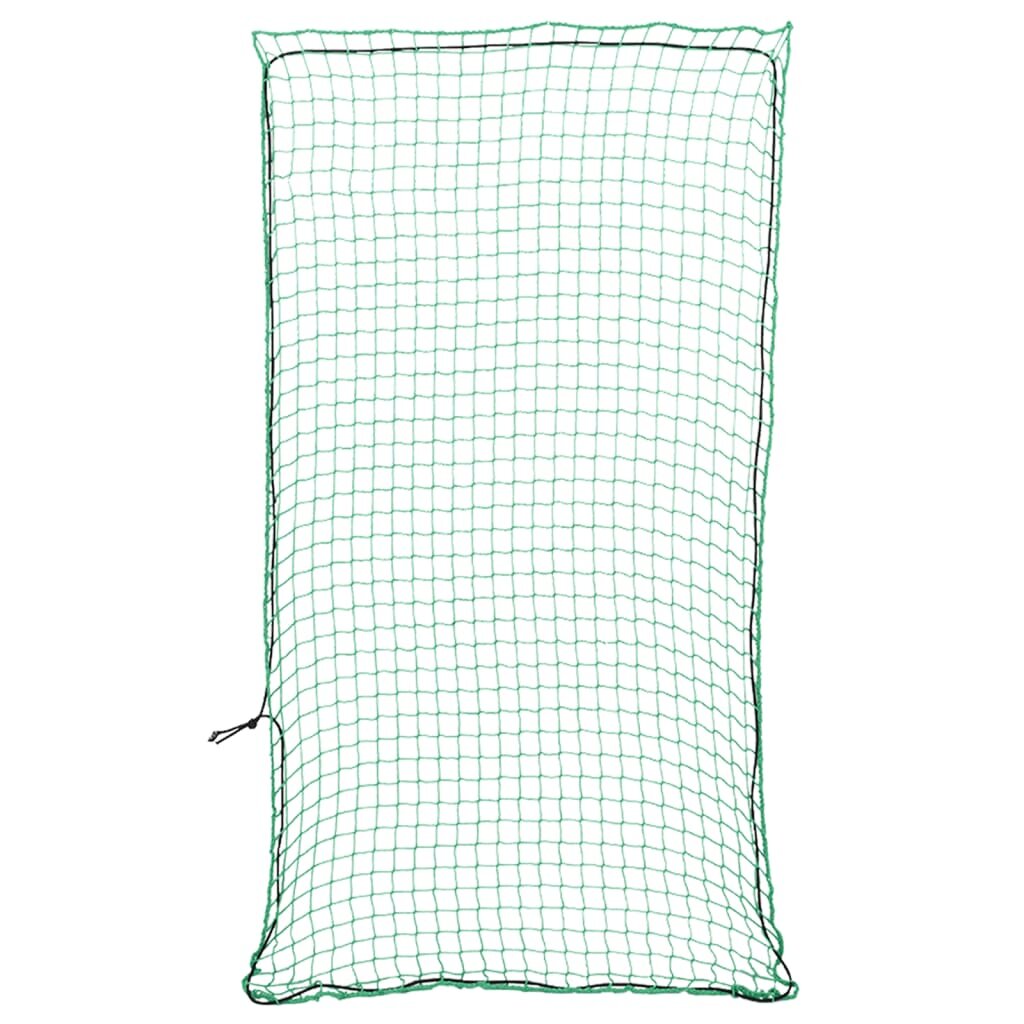 vidaXL Sieť na prívesný vozík s elastickým lanom zelená 7x35 m PP