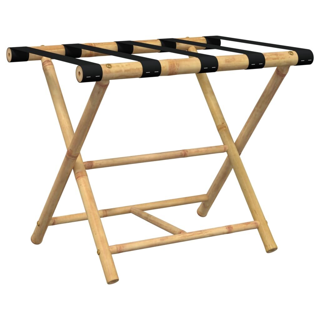 vidaXL Skladací stojan na batožinu 62x42x505 cm bambus