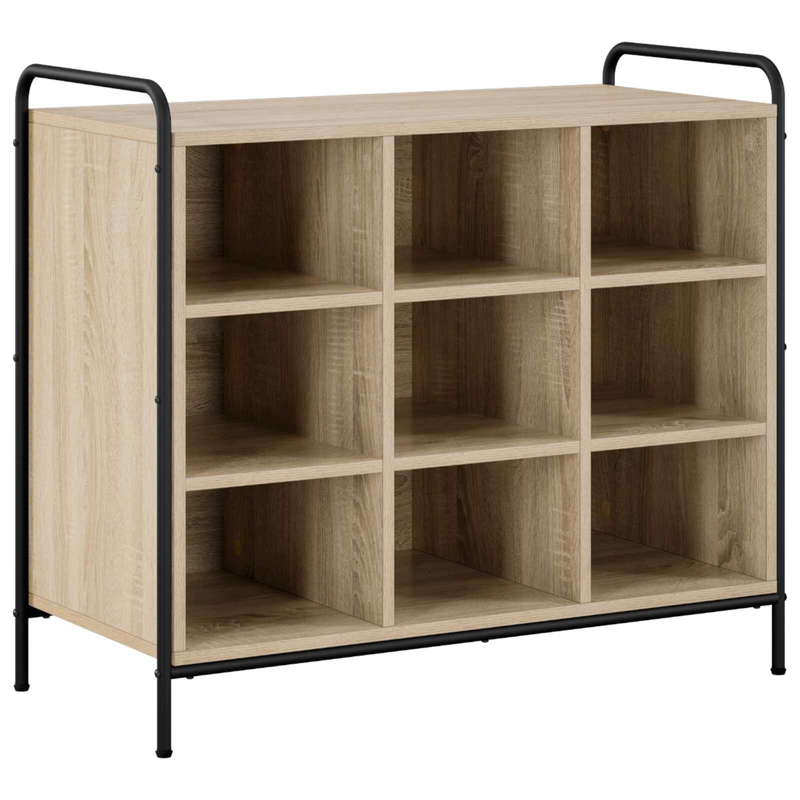 vidaXL Skriňa na topánky 85 x 395 x 75 cm Kompozitné drevo Dub sonoma