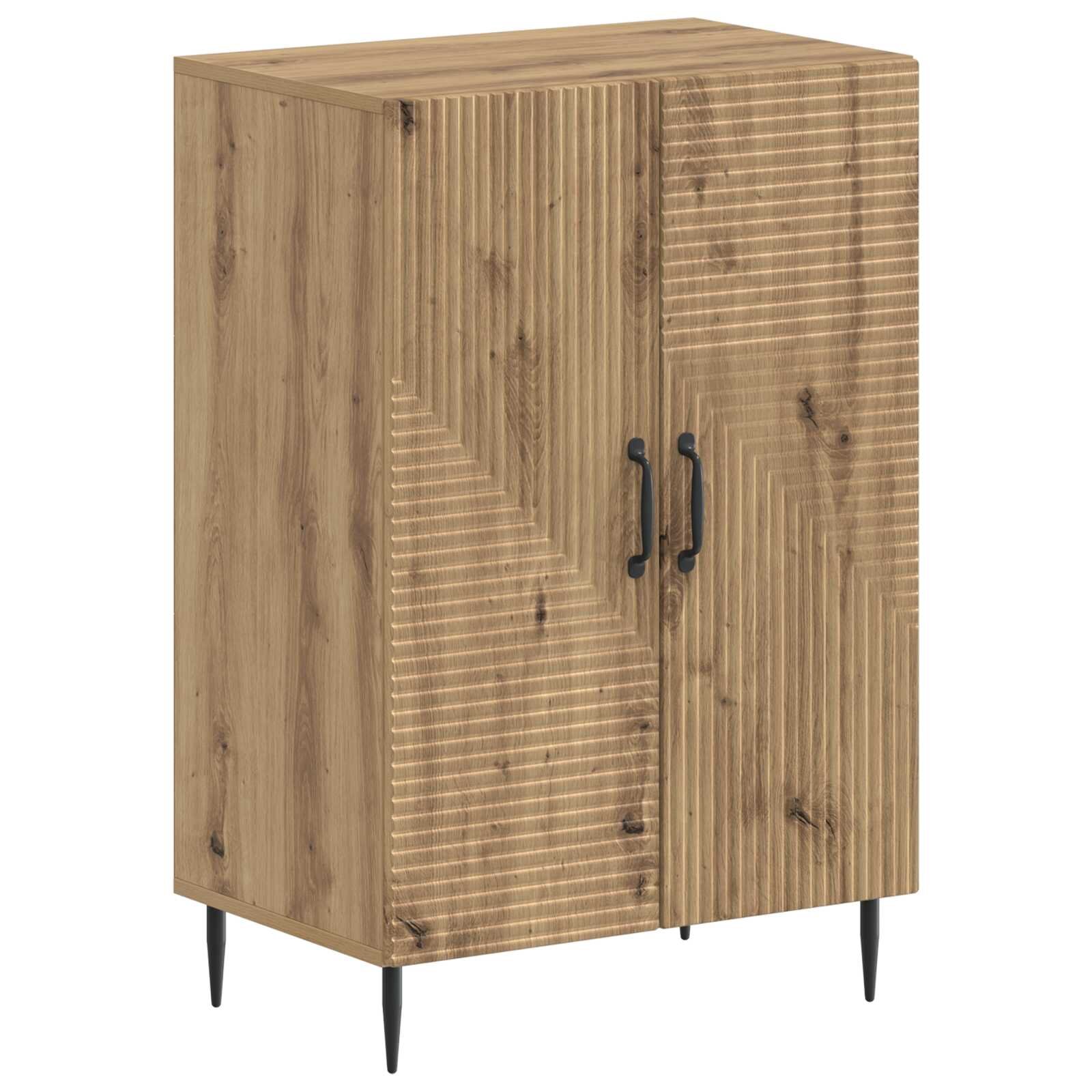 vidaXL Skriňa na topánky HAARLEM 595 x 395 x 895 cm Dub artisan