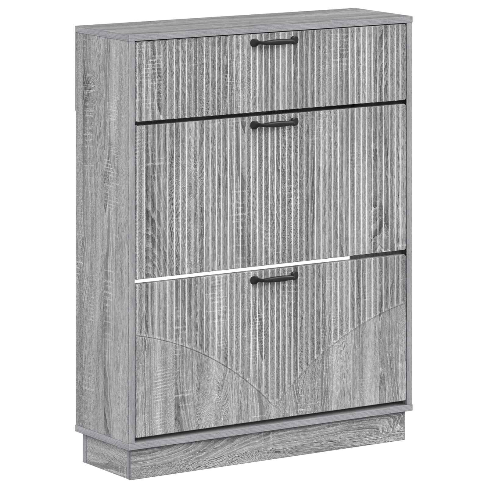 vidaXL Skriňa na topánky HOORN 78 x 24 x 100 cm Kompozitné drevo